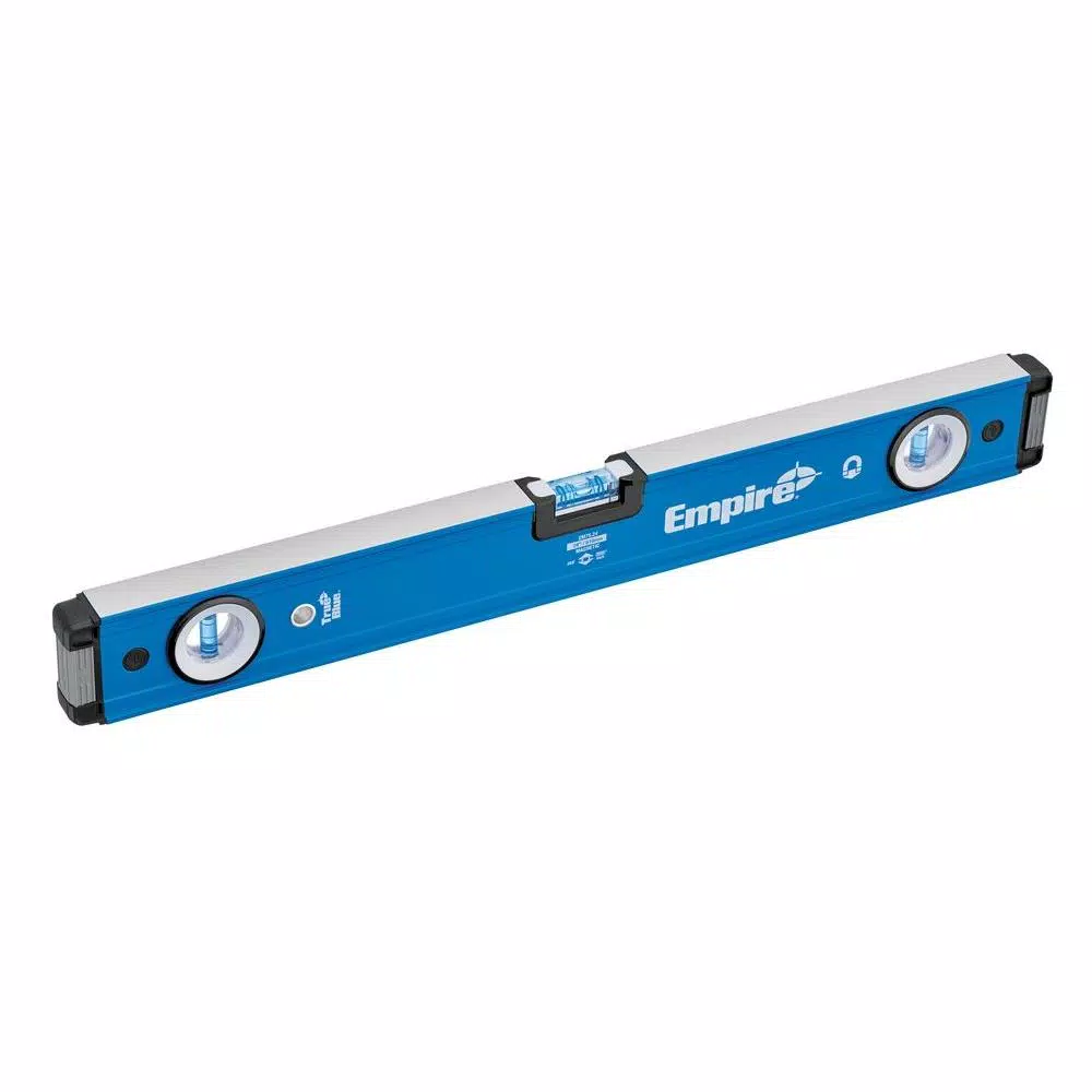 Empire 2-Piece Magnetic Box Level Set, 24 in. and 12 in. Aluminum Levels