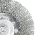 Avanti Pro 4 in. Crimped Wire Wheel with 1/4 in. Shank for Drill thumbnail 2