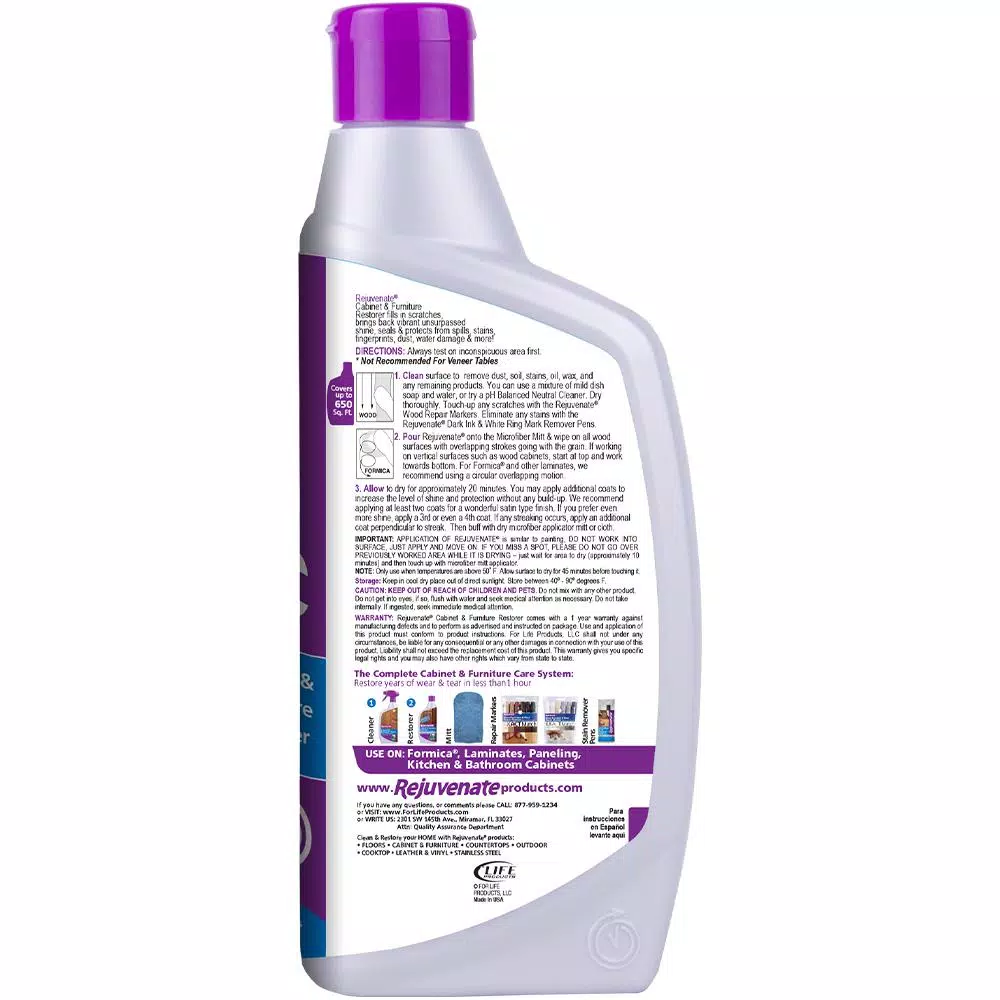 Rejuvenate 16 oz. Cabinet and Furniture Restorer and Protectant