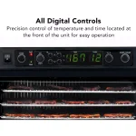 Tribest Sedona Express 11-Tray Black Stainless Steel Food Dehydrator with TST Technology thumbnail 4