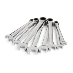 TEKTON 9-Piece Metric Ratcheting Combination Wrench Set, 8-16 mm thumbnail 2