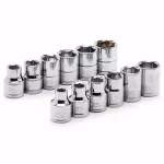 Husky 3/8 in. Drive Palm Ratchet and Socket Set, 30-Piece thumbnail 2