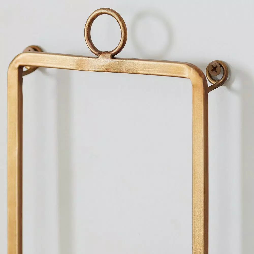 Home Decorators Collection Gold Metal Wall Sconce Candle Holder Set of 2