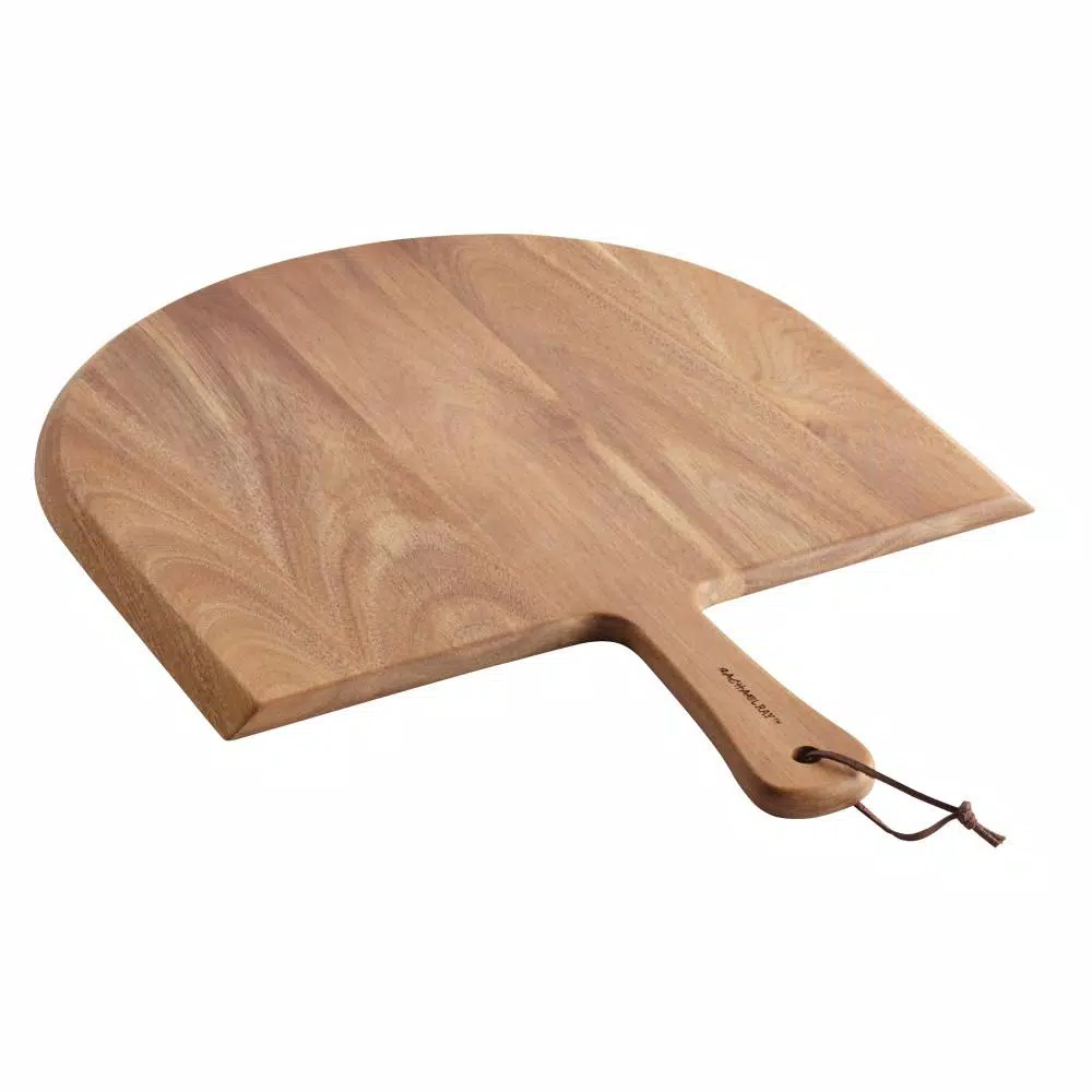 Rachael Ray Cucina 14 in. x 15 in. Acacia Wood Pizza Peel