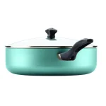 Farberware 6-Quart Nonstick Aluminum Saute Pan with Glass Lid, Aqua thumbnail 3
