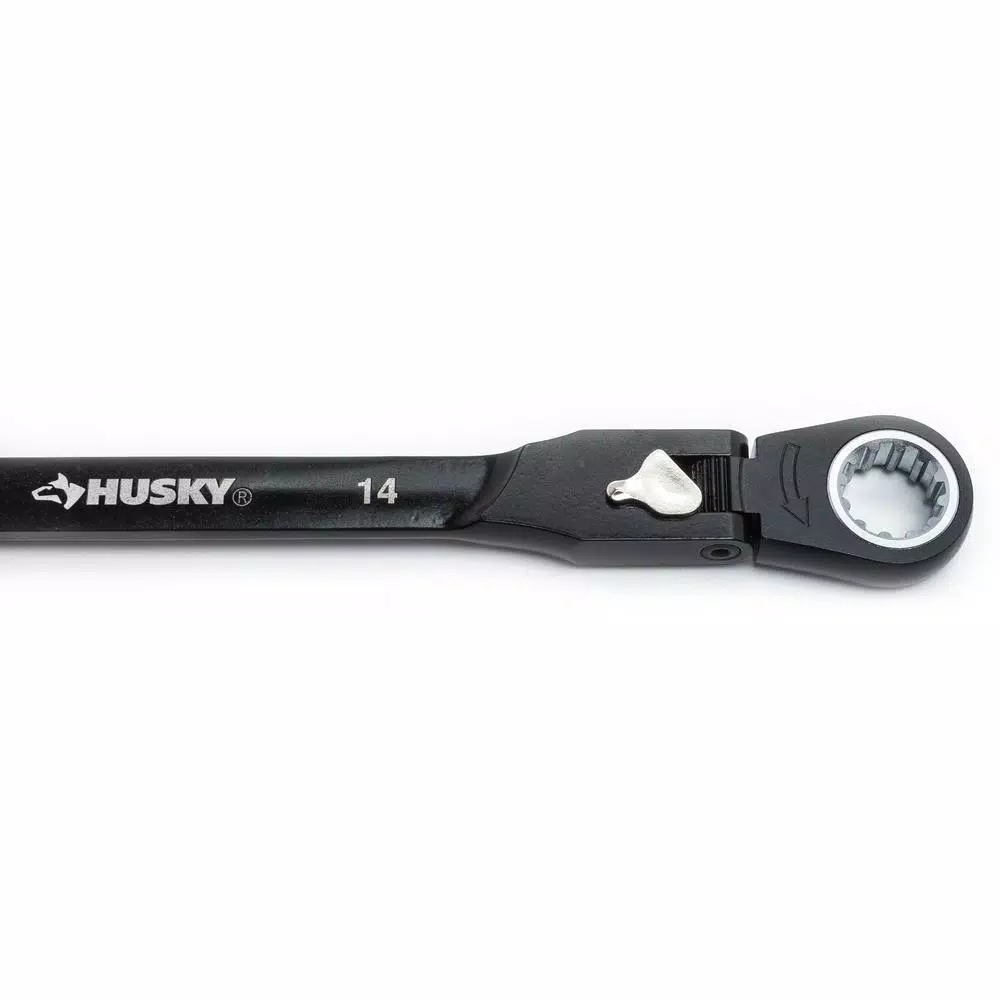 Husky 6-Piece Metric 100-Position Flex-Head Ratcheting Wrench Set