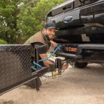 CURT Adjustable Channel Mount Trailer Hitch Ball Mount with Dual Ball, 2 in. Shank, 14,000 lbs. Capacity thumbnail 4