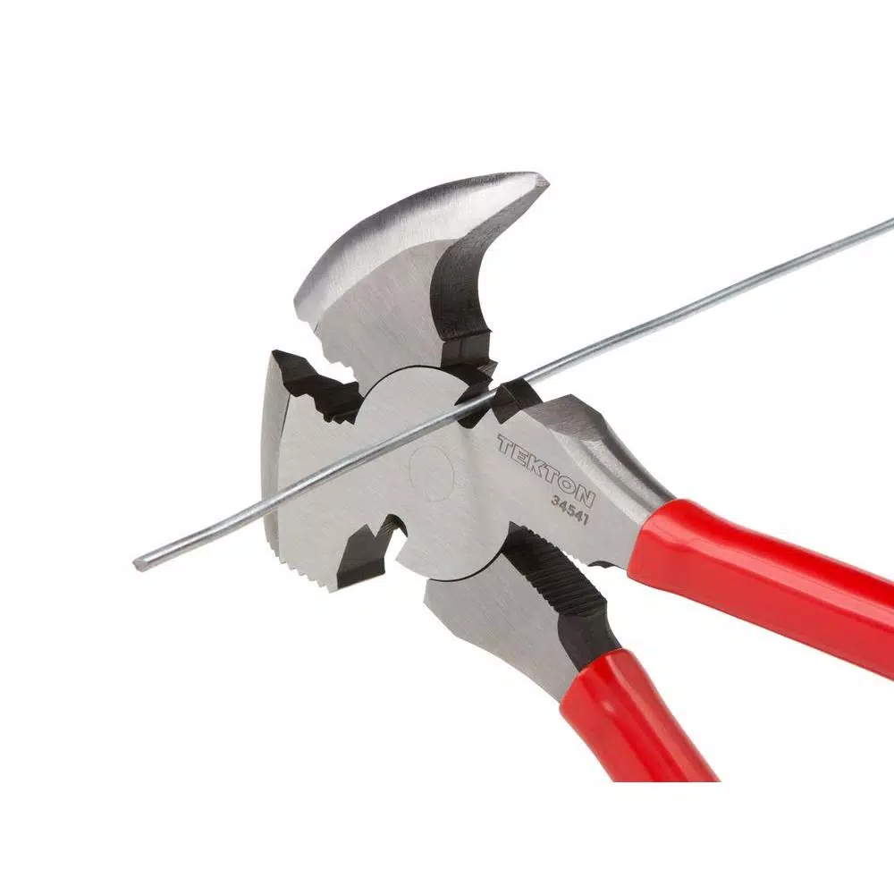 TEKTON 10-1/2 in. Fencing Pliers, 7-in-1 Multi-Purpose Wire Fence Tool