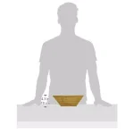 Heim Concept 4-Piece Bamboo Serving Bowl Set with Square Salad Bowls and Serving Hands thumbnail 5