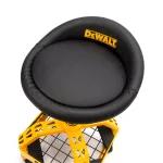 DEWALT Heavy-Duty Adjustable Shop Stool with Casters and Storage Shelf, 300 lb Capacity thumbnail 3