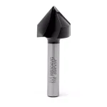 WEN 3/4 in. V-Groove Carbide Tipped Router Bit with 1/4 in. Shank thumbnail 5