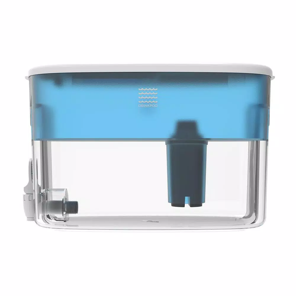 Drinkpod Alkaline Water Dispenser 2.4 Gal. Countertop System, 3-Pack with 3 Filters