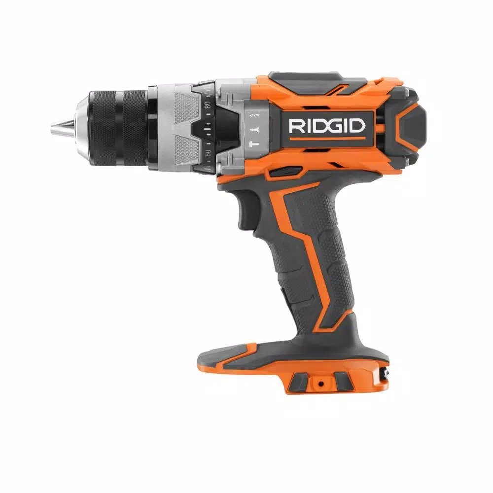 RIDGID 18V Lithium-Ion 1/2 in. Cordless Hammer Drill/Driver Kit with 2.0 Ah Battery and Charger