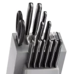 KitchenAid 14-Piece German Stainless Steel Knife Set with Triple Rivet Handles and Wood Block thumbnail 6