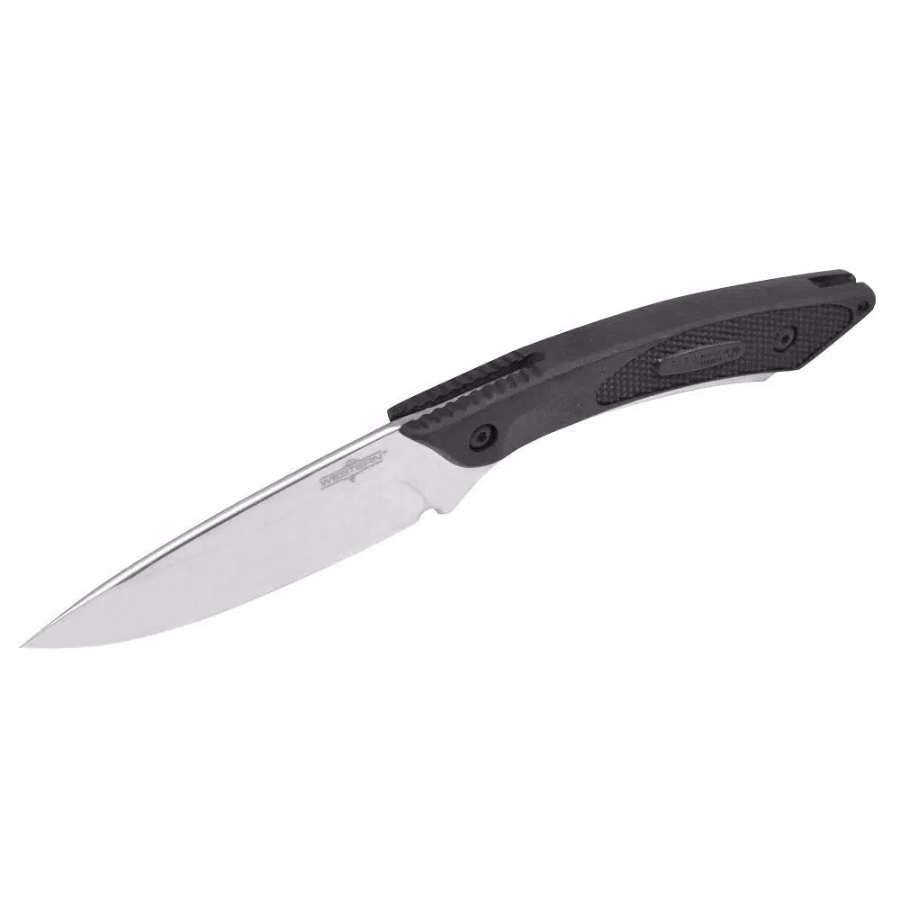 Western Coil 8 in. Fixed Blade Knife with 3.25 in. Titanium Bonded 420 Steel Drop Point Blade