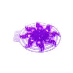 Unbranded Lavender Fragrance Anti-Splash Urinal Screen, Purple (10 per Box) thumbnail 2