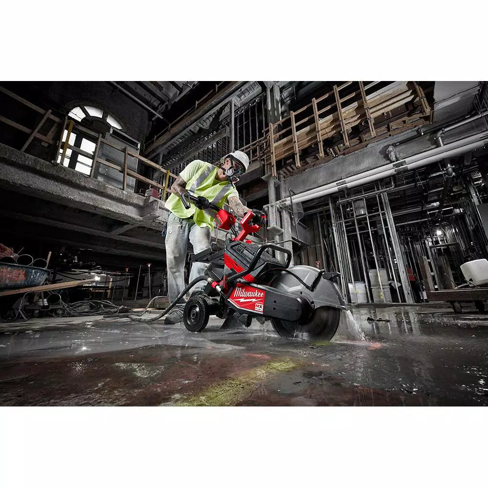 Milwaukee MX FUEL 14 in. Cut-Off Saw Cart with Gravity Feed Water Tank