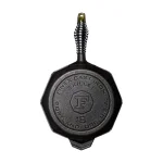 FINEX 8 in. Cast Iron Skillet with Stainless Steel Speed Cool Handle and Multi-Pour Design, Black thumbnail 3