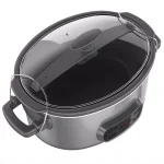 BLACK+DECKER 7 Qt. Programmable Slow Cooker, Brushed Stainless Steel thumbnail 2