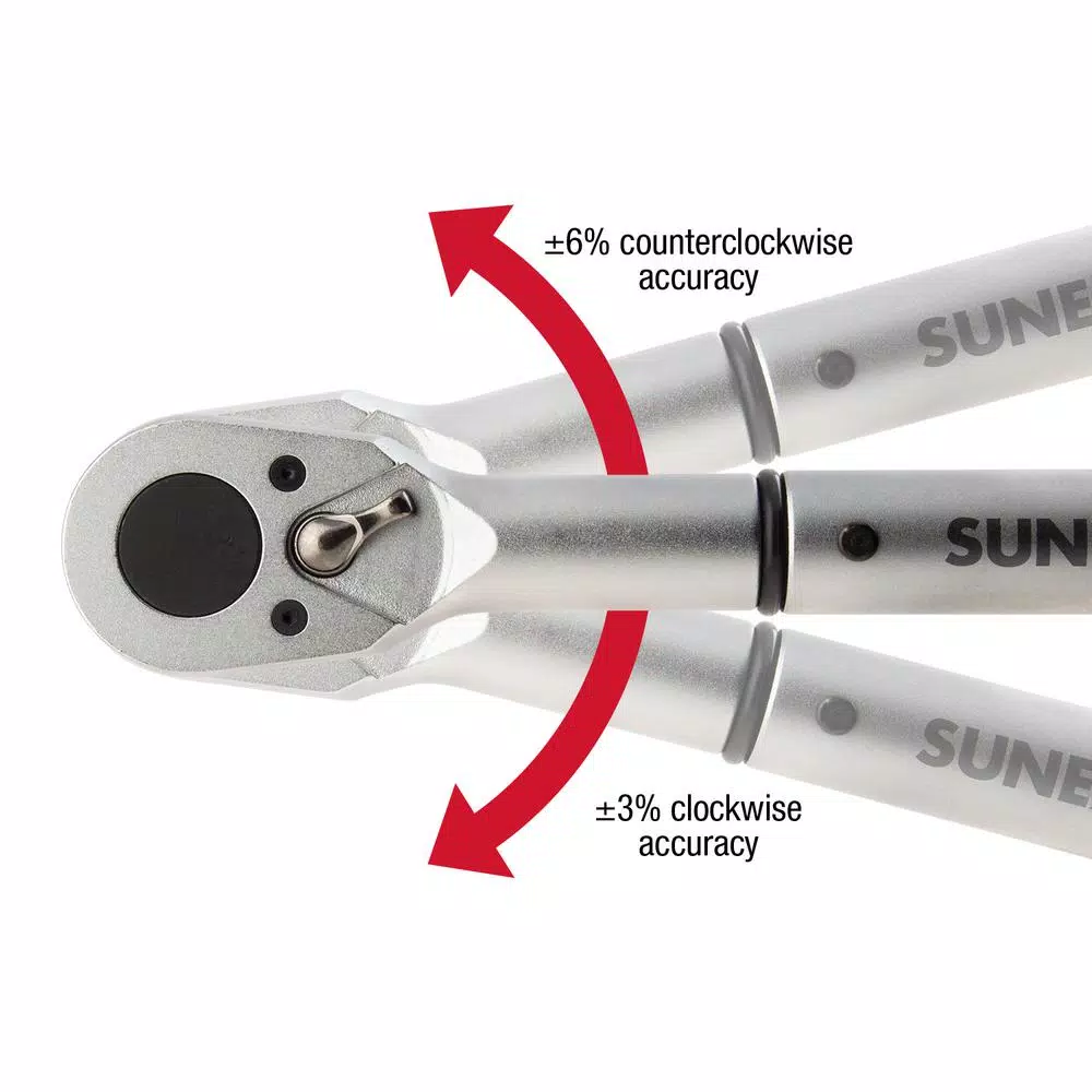 SUNEX TOOLS Sunex 40600 3/4 in. Drive 48T Torque Wrench, 110-600 ft.-lbs.