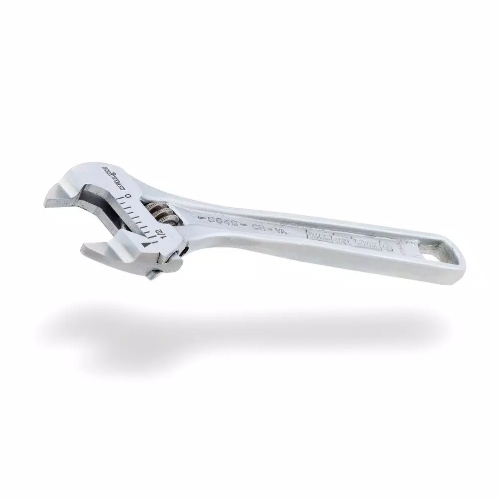 Channellock 804S 4 in. Slim Jaw Chrome Adjustable Wrench