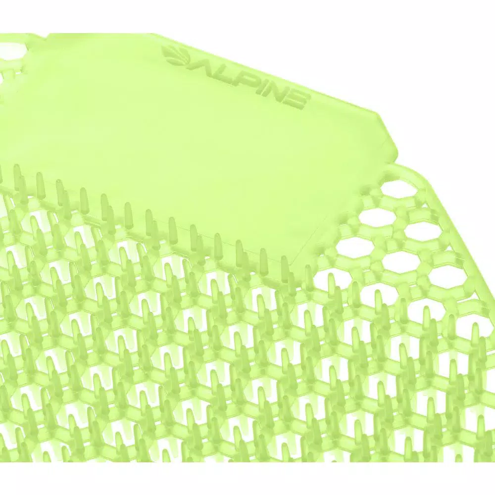 Alpine Industries Cucumber Melon Fragrance Anti-Splash Urinal Screens, 10-Pack