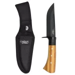 Camillus 9.75 in. Fixed Blade Knife with Carbonitride Titanium AUS-8 Steel and Bamboo Handle thumbnail 1