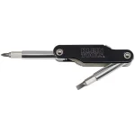 Klein Tools 10-in-1 Multibit Screwdriver and Nut Driver, 10-Fold Hand Tool thumbnail 1