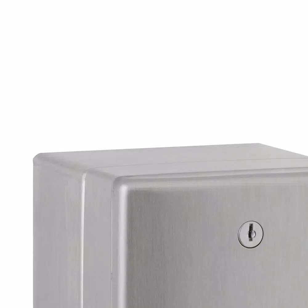 Unbranded Bobrick B-4288 Contura Series Stainless Steel Toilet Tissue Dispenser
