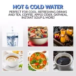 Igloo Top Loading Water Dispenser, Hot and Cold Water Cooler in Black and Stainless Steel thumbnail 2