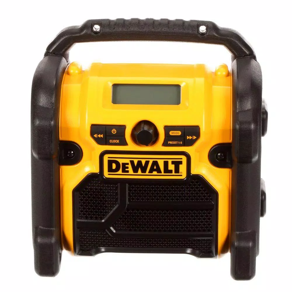 DEWALT 20V MAX Compact Corded/Cordless Worksite Radio with USB Charging Port
