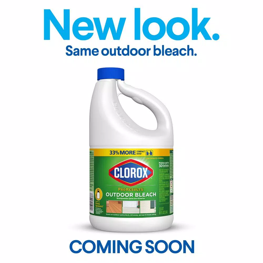 Clorox Outdoor Concentrated Liquid Bleach Cleaner, 81 oz