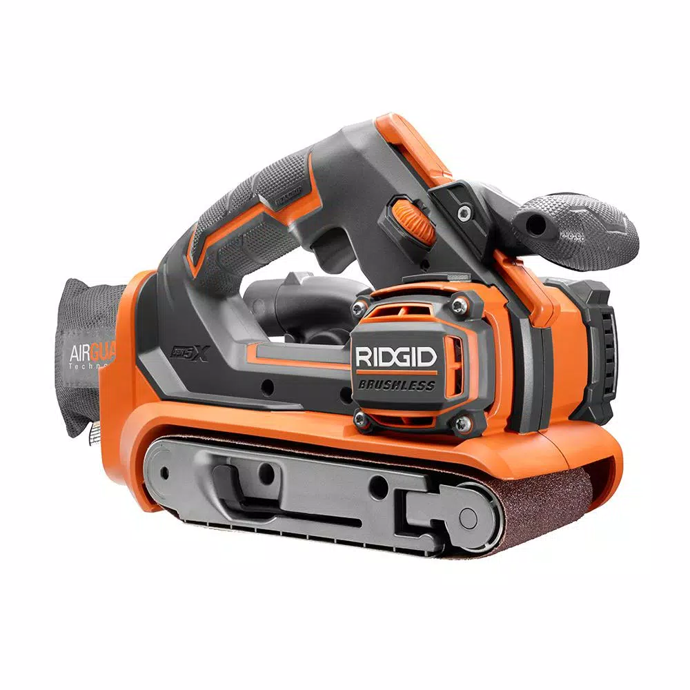 RIDGID 18V Cordless Brushless 3 in. x 18 in. Belt Sander with 1.5 Ah Lithium-Ion Battery