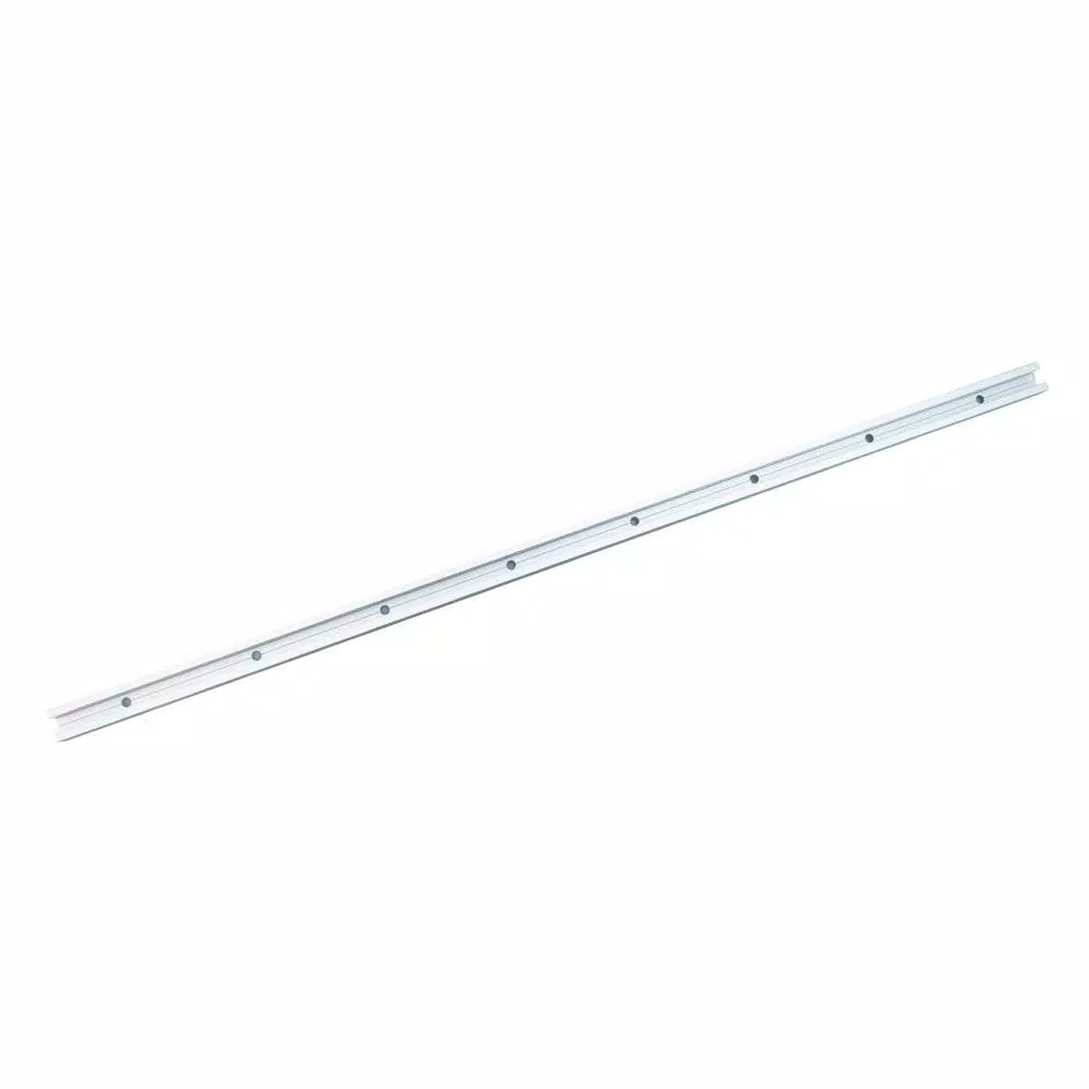 POWERTEC 24 in. Aluminum T-Track, Heavy-Duty Anodized T-Slot for 1/4 in.-20 Hex Bolts