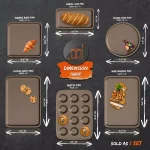 NutriChef 6-Piece Non-Stick Carbon Steel Bakeware Set - Professional Kitchen Baking Pan Set thumbnail 6