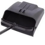 Continental 12 in. Upright Lobby Dust Pan with Vinyl-Coated Steel Handle, Black thumbnail 6