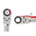 TEKTON 15/16 in. Flex-Head Ratcheting Combination Wrench, 72-Tooth, 6-Point thumbnail 5