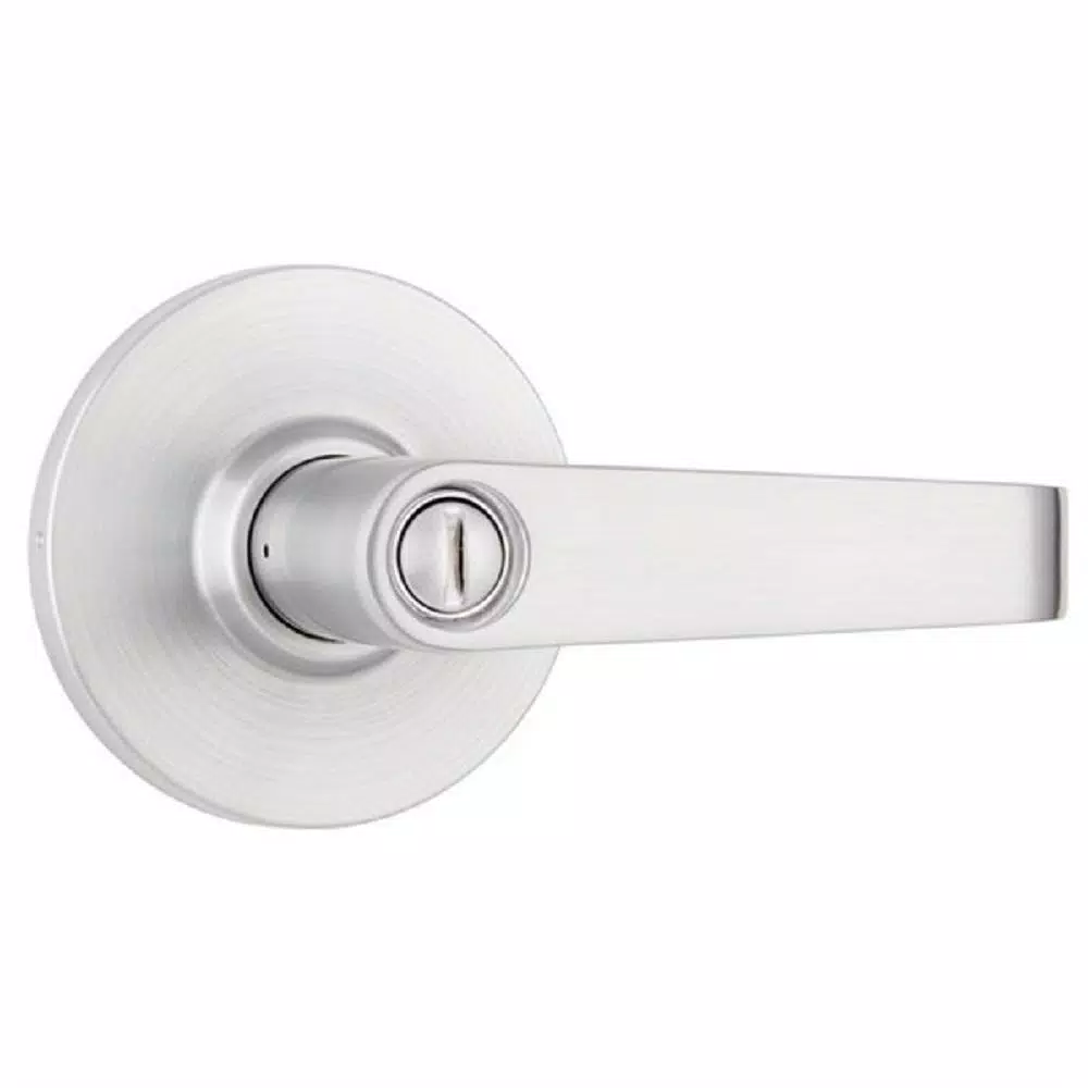 Universal Hardware Heavy Duty Privacy Lever, Satin Chrome, 2-3/4 in.