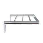 MODONA 24 in. Oval Polished Chrome Towel Rack thumbnail 3