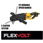 DEWALT DCD470 60V MAX FLEXVOLT Cordless 1/2 in. Stud & Joist Drill with E-Clutch & (2) 9.0 Ah Batteries thumbnail 3
