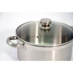 ExcelSteel 7-Piece 18/10 Stainless Steel Cookware Set with Brushed Finish thumbnail 2
