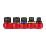 Milwaukee SHOCKWAVE Impact-Duty Extractor Set, 6-Piece with Square Socket Adapter thumbnail 3