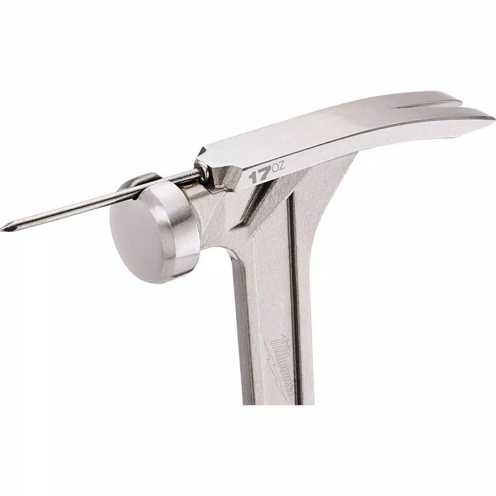 Milwaukee 17 oz. Smooth Face Framing Hammer with Shockshield Grip and Hammer Loop