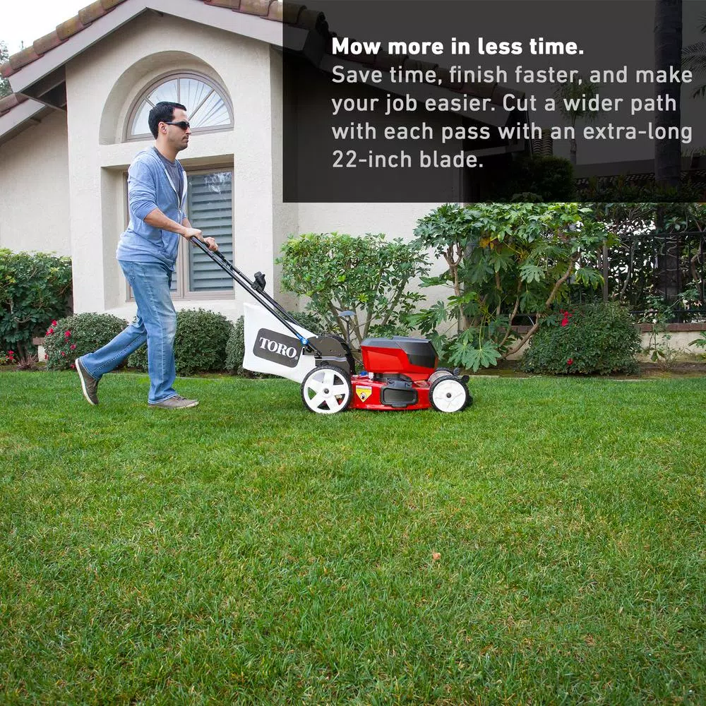 Toro 22 in. Recycler 60V Max Cordless Battery Push Lawn Mower - Tool Only