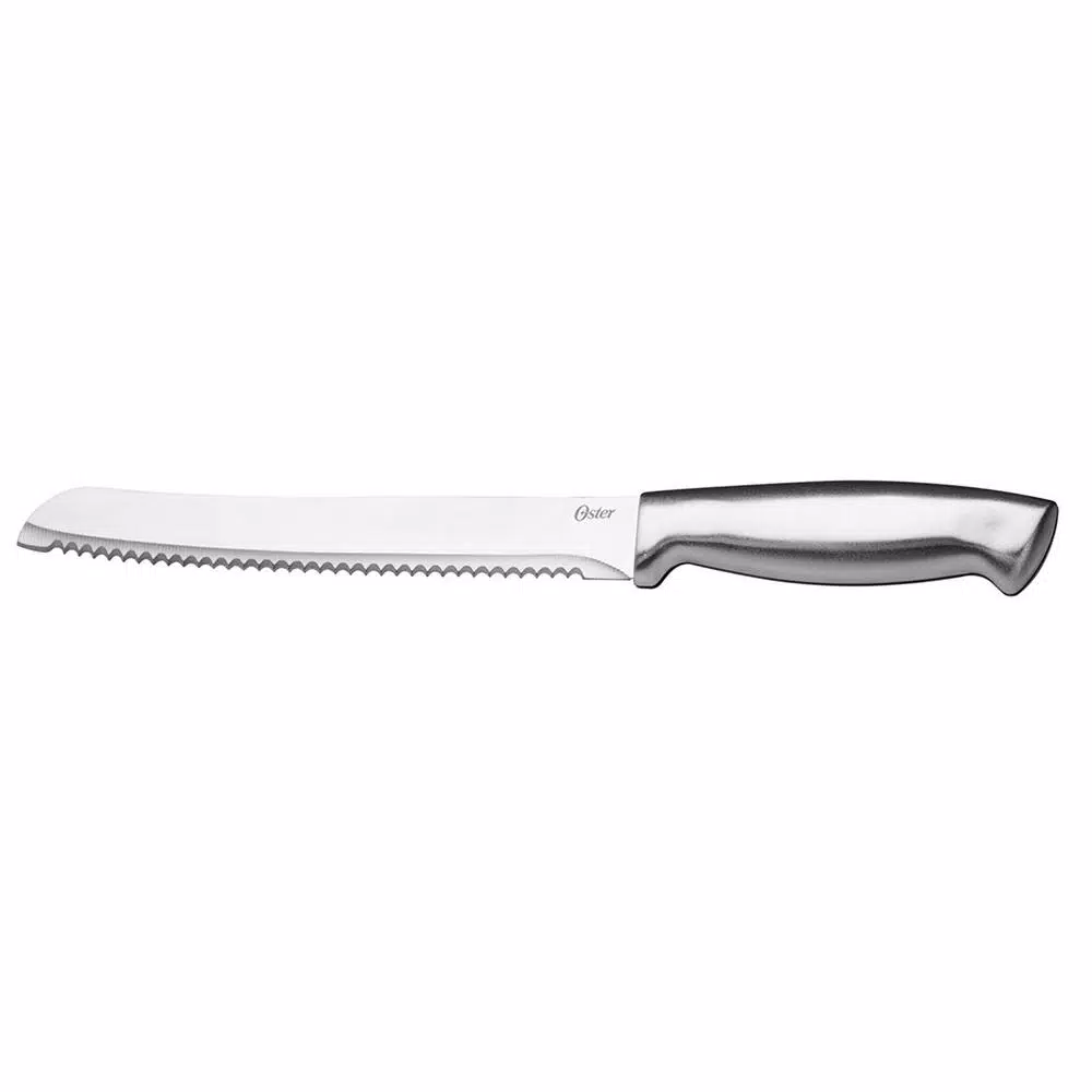 Oster Baldwyn 14-Piece Stainless Steel Knife Set with Hardwood Block