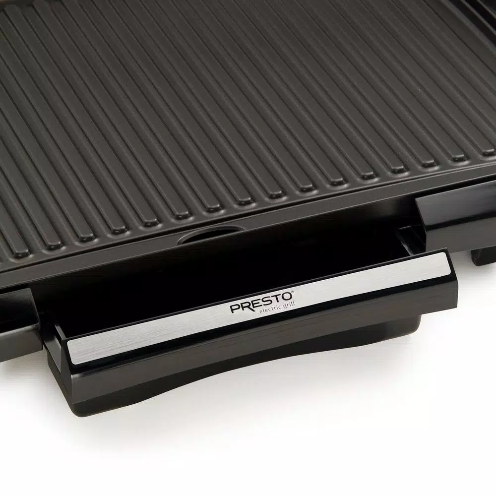 Presto Cool Touch Electric Indoor Grill, 160 sq. in. Cooking Surface, Black