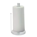 Mind Reader Silver Galvanized Steel Freestanding Paper Towel Holder - Multi-Purpose Countertop Stand thumbnail 2