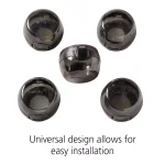 Safety 1st Stove Knob Covers, 5-Pack Heat-Resistant Child Safety Locks thumbnail 3