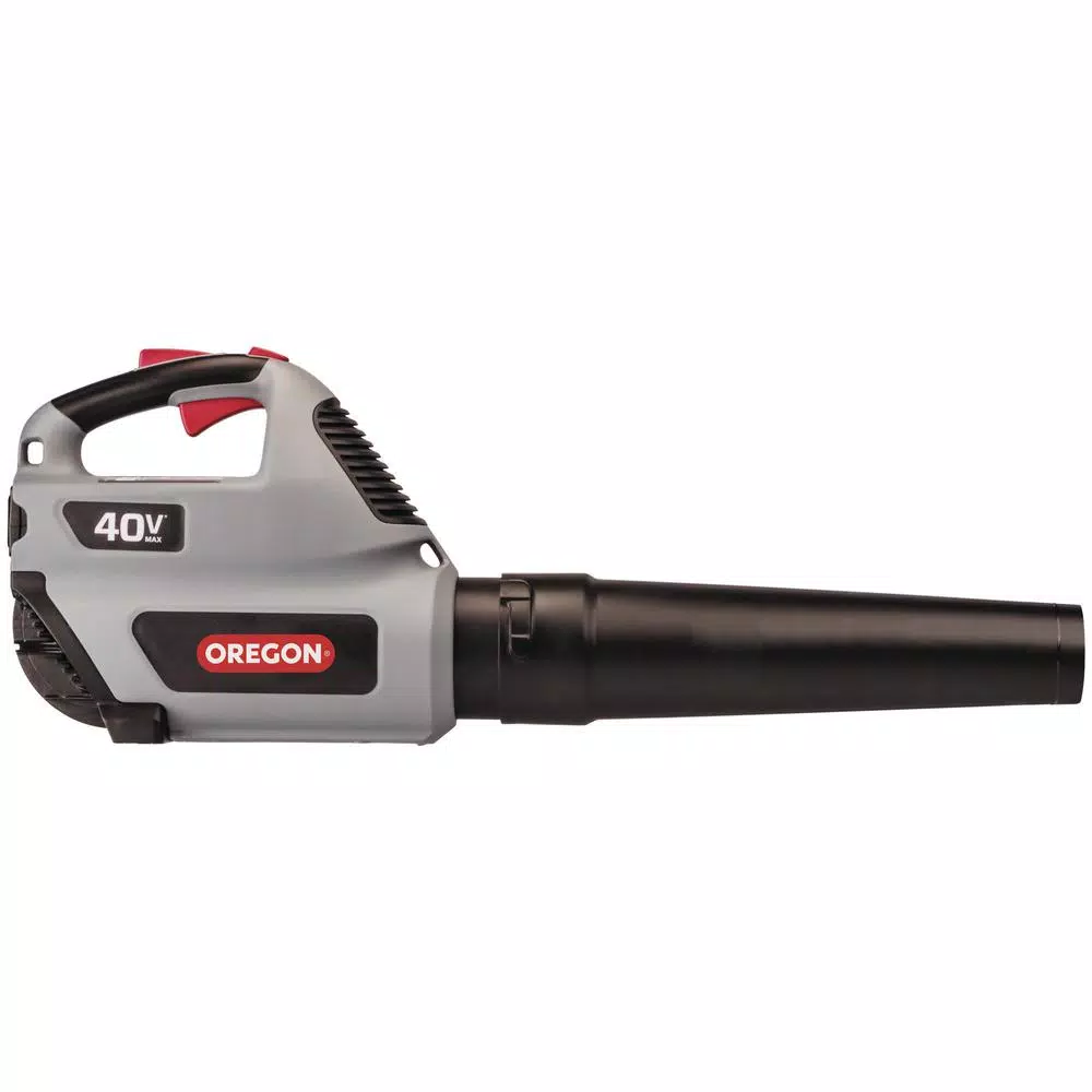 Oregon BL300 40V Cordless Handheld Leaf Blower, 131.5 MPH, 507 CFM, with 6.0 Ah Battery and Rapid Charger