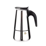 Home Basics 6-Cup Stainless Steel Stovetop Espresso Machine, Silver thumbnail 1